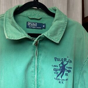 Vintage Polo by Ralph Lauren Green Tennis Jacket